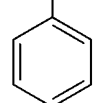 Chemische structuur van 4-hydroxybenzaldehyde.