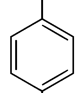 Chemische structuur van 4-hydroxybenzaldehyde.