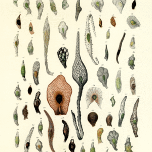 Illustratie van Gongora bufonia orchidee bloem in botanische stijl.