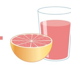 Verse, sappige tangelo op witte achtergrond.