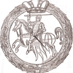 Historische kaart van het Groothertogdom Litouwen uit 1588.
