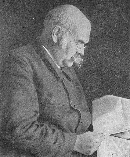 Stijlvol Johannes Böttner herenhorloge met zwart leren band en zilveren wijzerplaat.