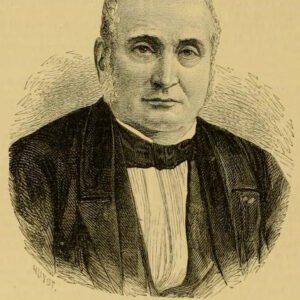 Victor Verdier rozenbloem in bloei met roze bloemblaadjes en groene bladeren.